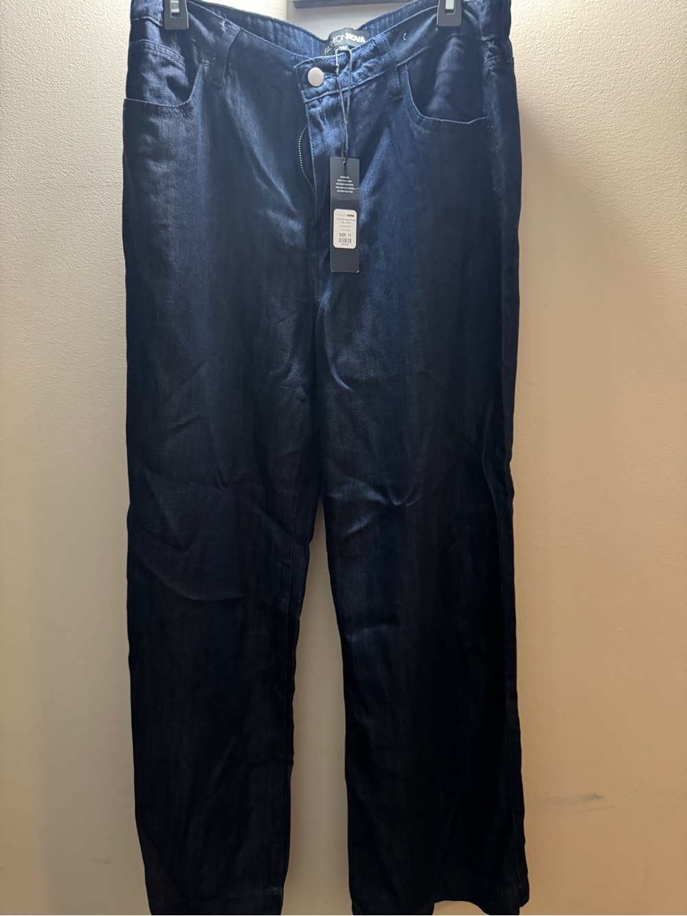 Womans Dark Blue wide leg pants